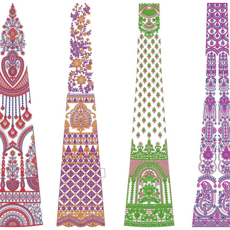 50 Special Cording Lehenga Embroidery Designs | July 2021 Bulk Download