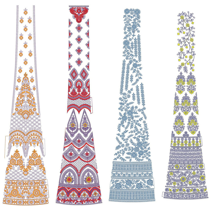 50 Special Cording Lehenga Embroidery Designs | July 2021 Bulk Download