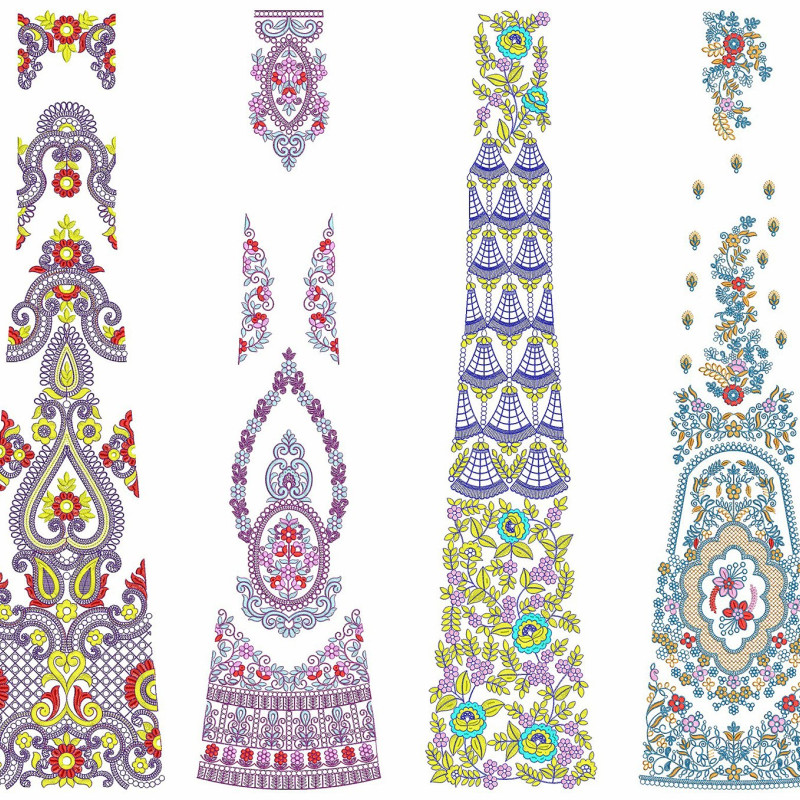 50 Special Cording Lehenga Embroidery Designs | July 2021 Bulk Download