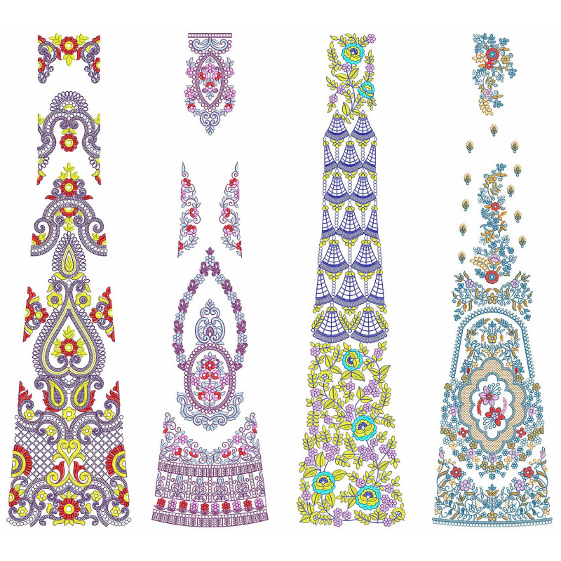 50 Special Cording Lehenga Embroidery Designs | July 2021 Bulk Download