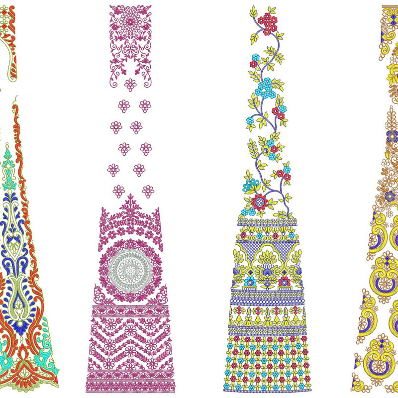 50 Special Cording Lehenga Embroidery Designs | July 2021 Bulk Download