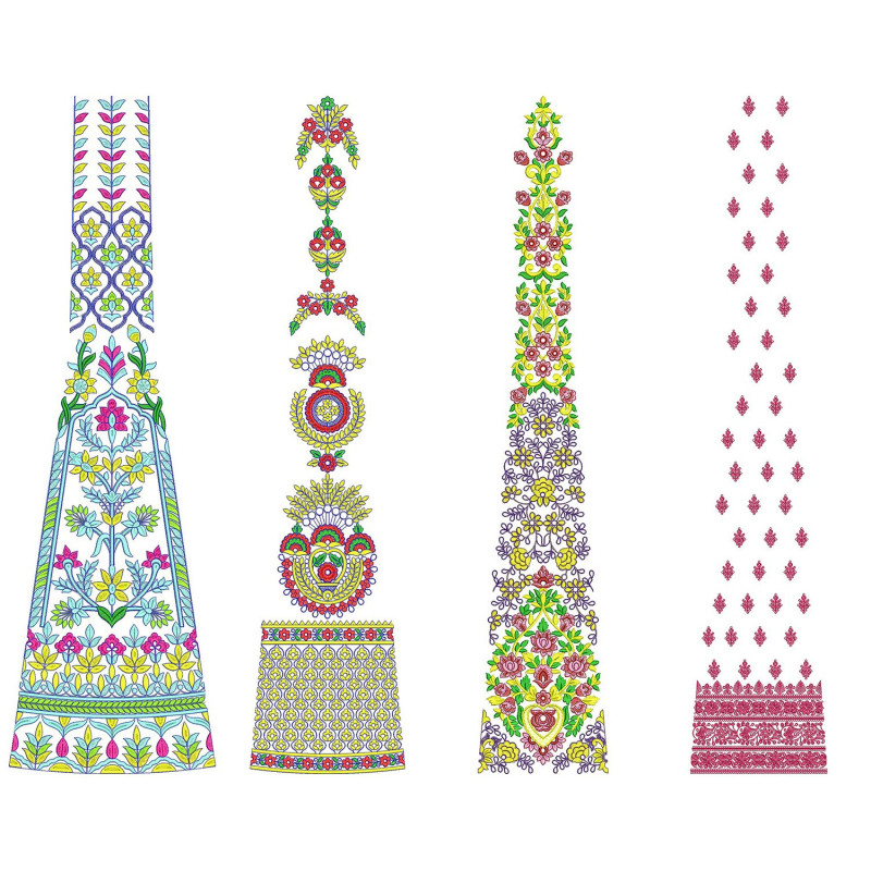 50 Special Cording Lehenga Embroidery Designs | July 2021 Bulk Download