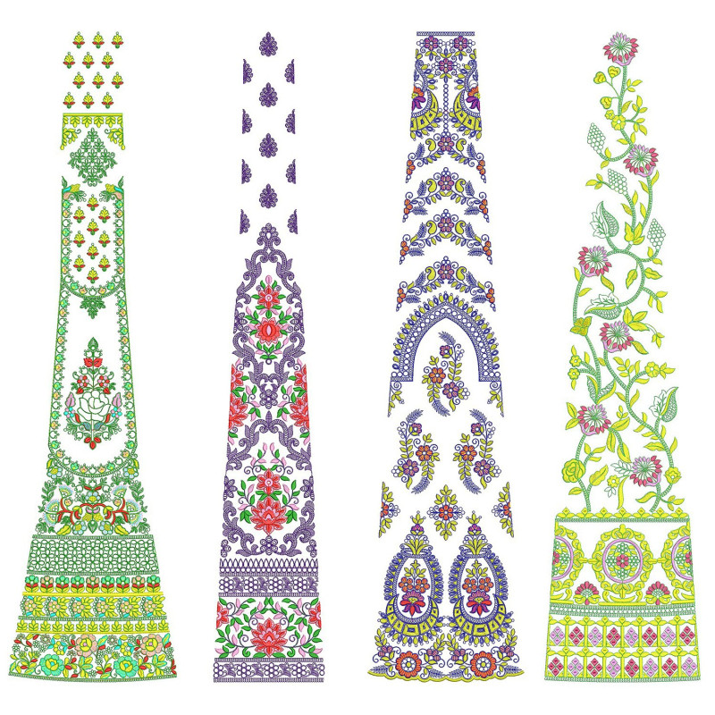 50 Special Cording Lehenga Embroidery Designs | July 2021 Bulk Download