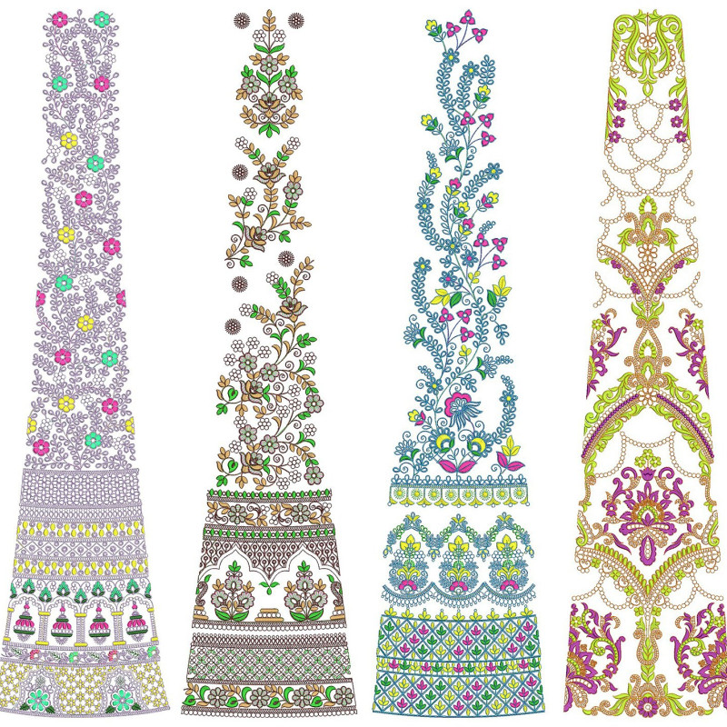 50 Special Cording Lehenga Embroidery Designs | July 2021 Bulk Download