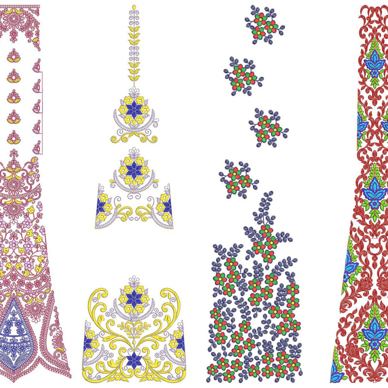 50 Special Cording Lehenga Embroidery Designs | July 2021 Bulk Download