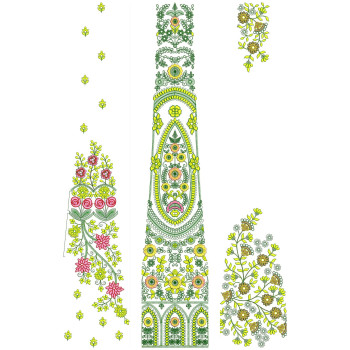 50 Special Cording Lehenga Embroidery Designs | November 2020 Bulk Download