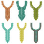 50 Neck Embroidery Designs |  Bulk Download