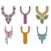 50 Neck Embroidery Designs |  Bulk Download