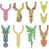 50 Neck Embroidery Designs | August 2020 Bulk Download