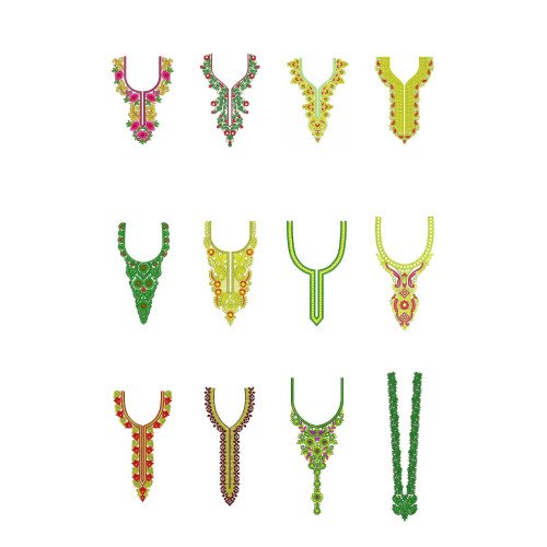 NeckE Embroidary Design Bulk Download | 50 Designs