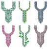 50 Neck Embroidery Designs | Bulk Download