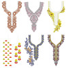 50 Neck Embroidery Designs | Bulk Download