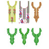 50 Neck Embroidery Designs |  Bulk Download
