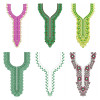 50 Neck Embroidery Designs |  Bulk Download