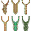 50 Neck Embroidery Designs |  Bulk Download