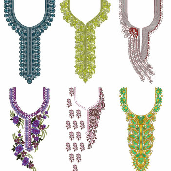 50 NECK EMBROIDERY DESIGNS |