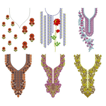 50 NECK EMBROIDERY DESIGNS |