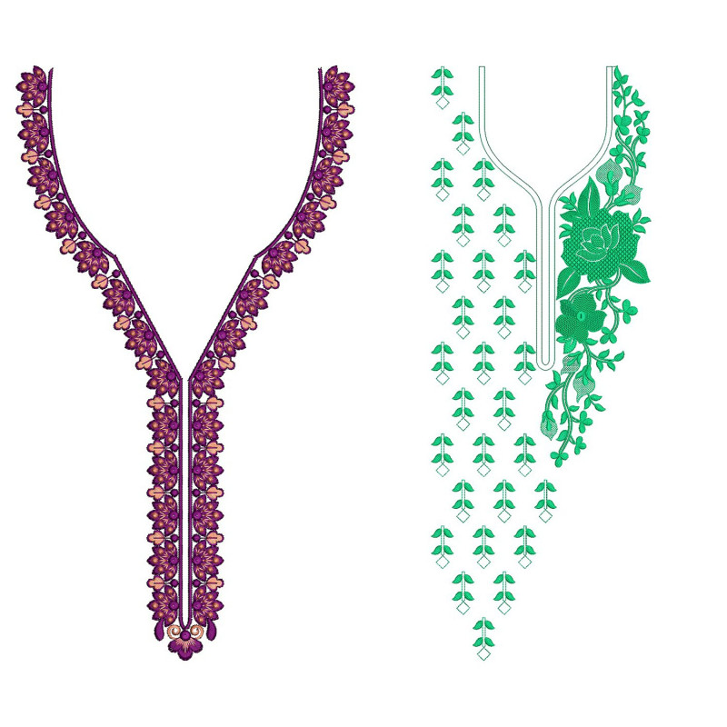 50 NECK EMBROIDERY DESIGNS |