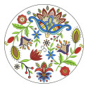 Round Embroidery Designs
