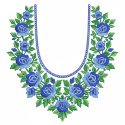 U-Neck Embroidery Designs