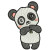 Panda Applique Embroidery Designs