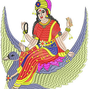 Maa Saraswati Embroidery Designs