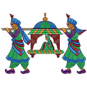 Medium Vintage Embriodery Design 15923