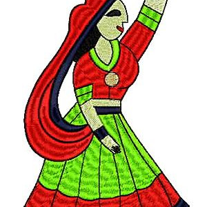 Panihari Wall Art Embroidery Design 17232