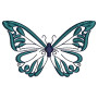 Polyommatinae Butterfly Embroidery Design