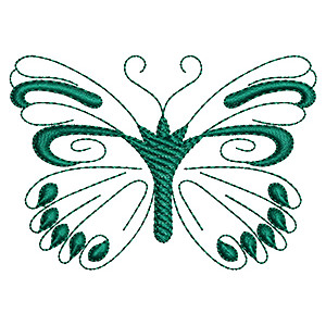 Butterfly Wall Art Embroidery Design
