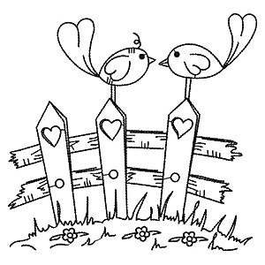 French Vintage Birds Wall Art Design