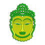 Beautiful Buddha Design - Buddha Meditation Embroidery For Walls For Decor