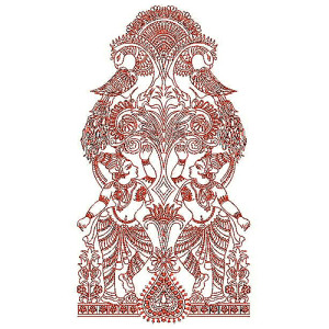 Wallart Embroidery Design 18639