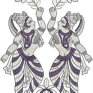 Wallart Embroidery Design 20071