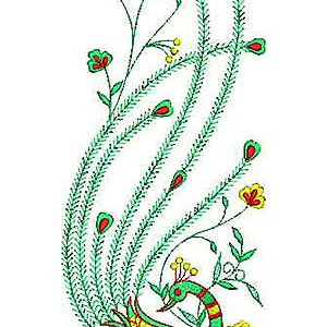 Beautiful Peacock Embroidery Design