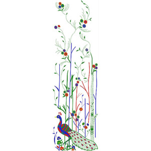 Buy Online Peacock Embroidery Design