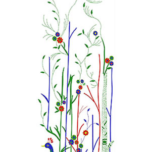 Buy Online Peacock Embroidery Design