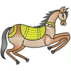 Wall Art Horse Embroidery Design