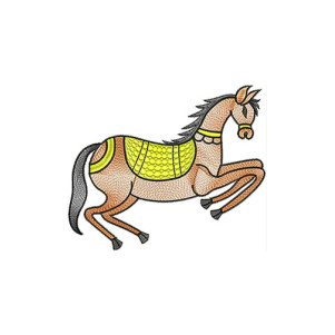 Wall Art Horse Embroidery Design