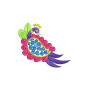 Peacock Applique Embroidery Pattern
