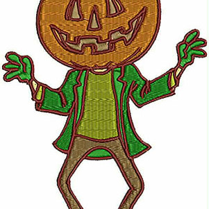 Halloween Ghost Embroidery Design