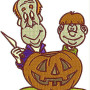 Happy Halloween Pumpkin Embroidery Design