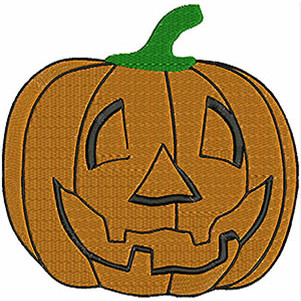 Halloween Pumpkin Embroidery Design