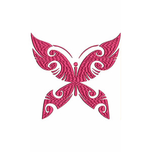 Butterfly Applique Embroidery Design
