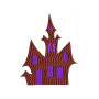 Halloween House Embroidery Design