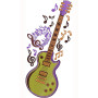 7604 Wall Art Guitar Design