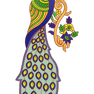 8174 Peacock Wall Art Design