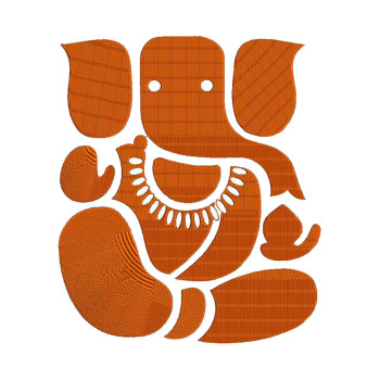 Lord Ganesha Embroidery Design
