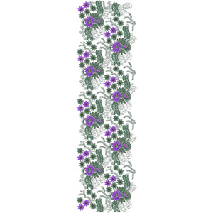 Machine Embroidery Allover Design 10866