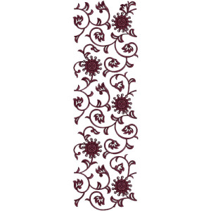 Creative Allover Embroidery Design 13854